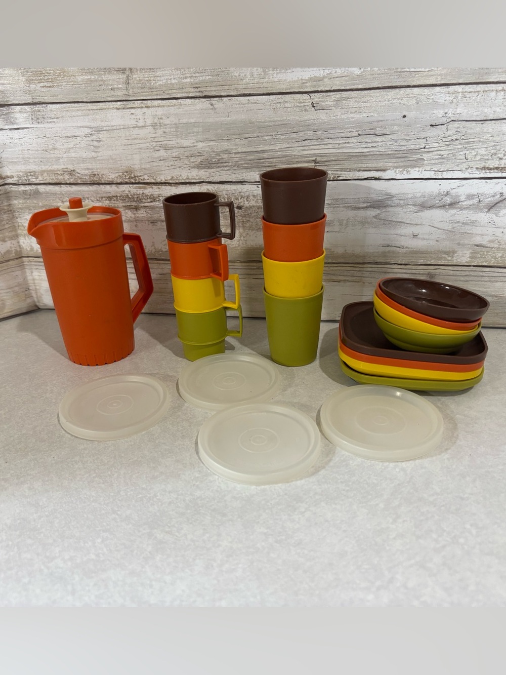 Vintage 70s Tupperware Mini Serve It children’s playset